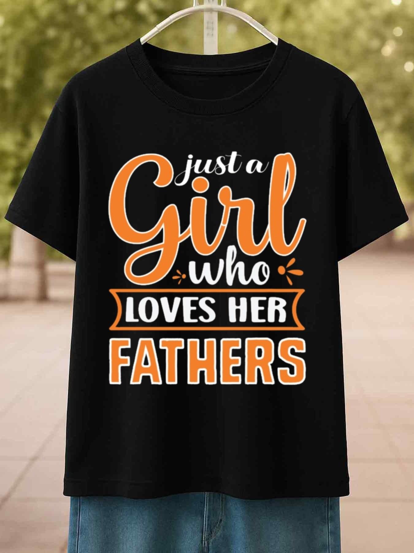 Men s T-Shirt Y2K Girl Loves Her Dad M