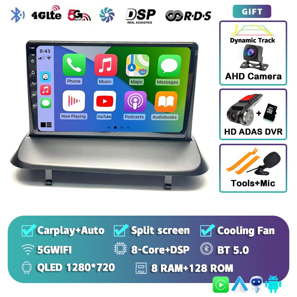 Android 14 Wireless Carplay Auto Car Radio For Peugeot 5008 3008 2009-2015 Audio GPS Navigation Multimedia Video Player Stereo