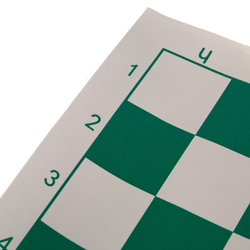34.5Cm X 34.5Cm Chess Board For Children'S Educational Games Green & White Color