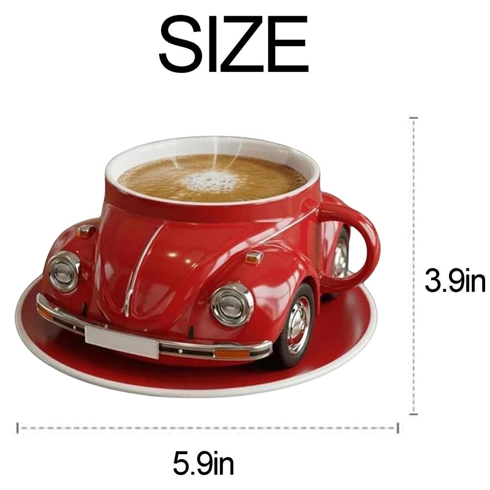 Beetle Shaped Creative Coffee Mug Heat Resist Novelty Tea Cup Large Capacity Unique Drinkware for Office Decoration Cup