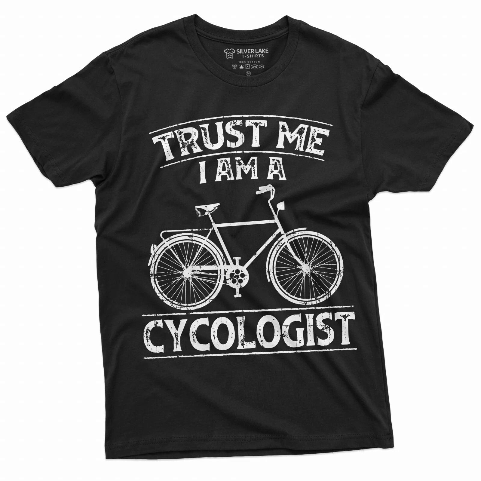 Funny Bicycle Rider Cycologist Tee Shirt Birthday Gift Bike Shirt Sports Humor T XL