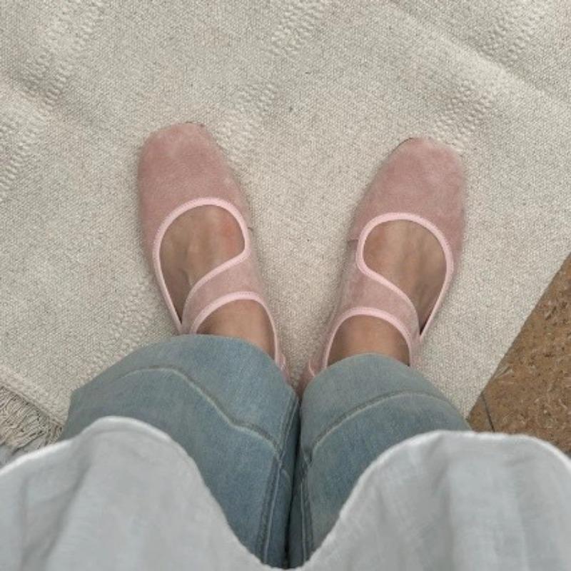 Pantofi single din piele de oaie super moi, cu un cuvânt, înălțători, pantofi Mary, pantofi din piele naturală pentru femei, un singur pedal, platformă versatilă, pantofi balerini