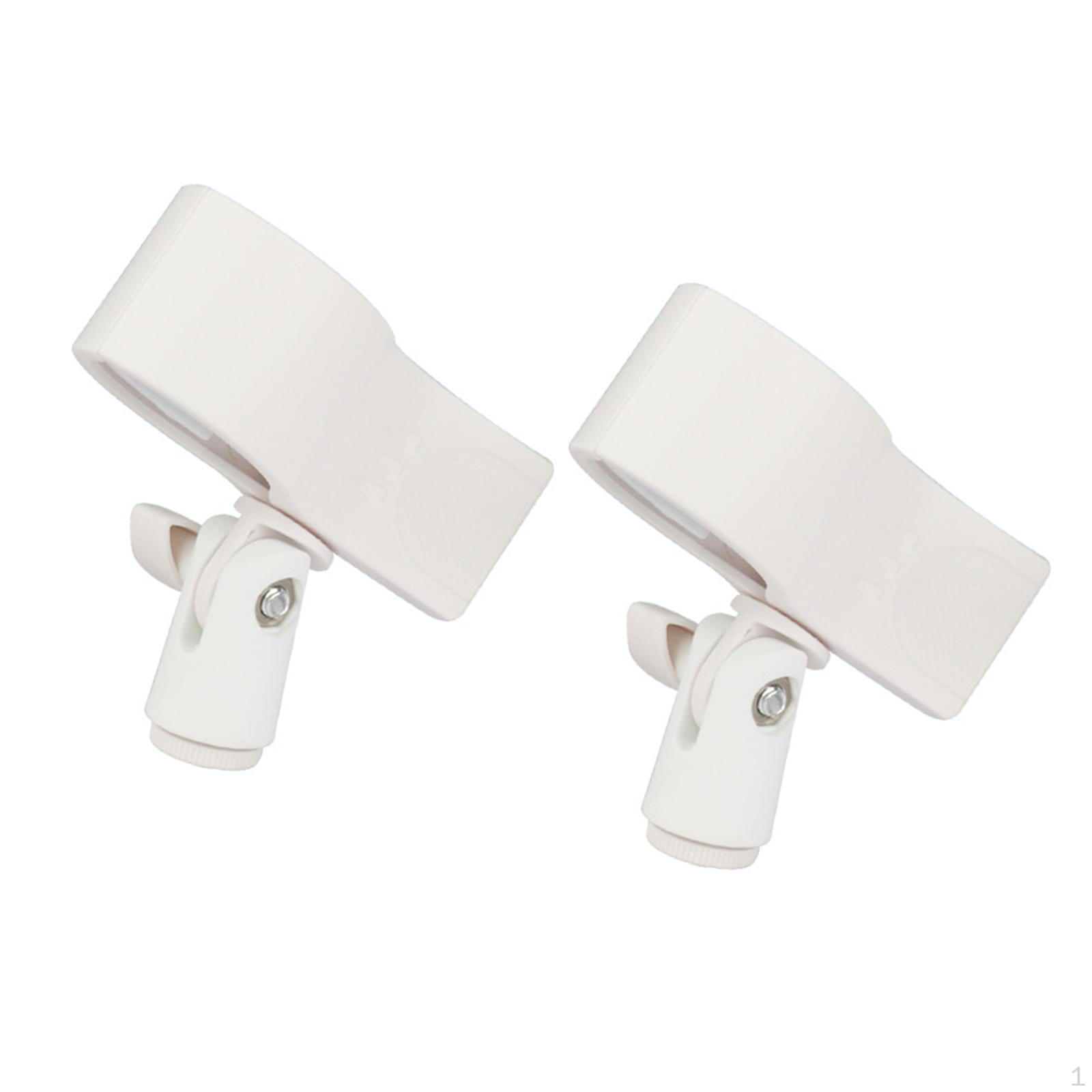 

2 Зажима для стойки, Зажим, Прямая замена, Диаметр 32-65 мм, Портативный, Практичный и Профессиональный. N8 White