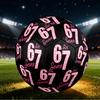 1pc Sixtyseven Stars Size 5 Soccer Ball Professional Match Training Football Indoor &Outdoor Sports Ball Lightweight Durable C65164