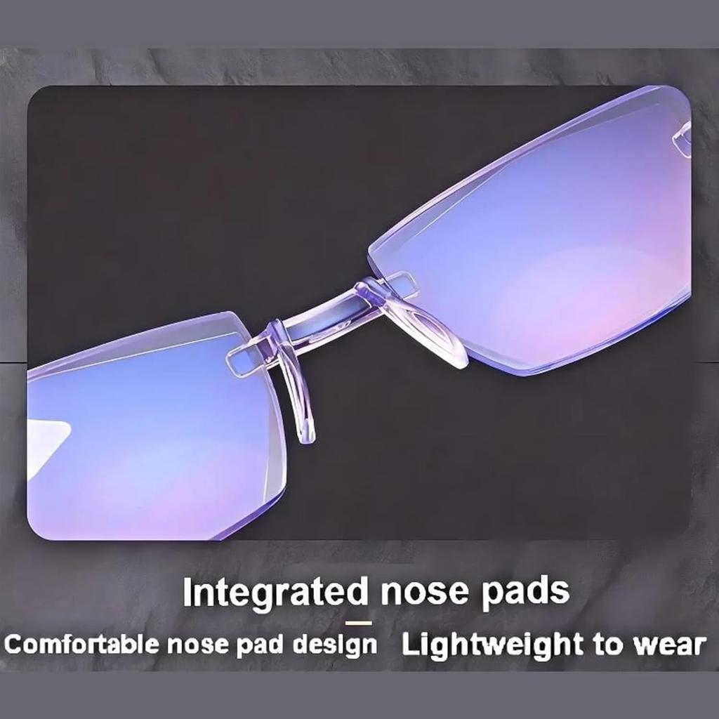 Brillen – Autofokus-Lesebrillen für Herren & Damen Blaulichtfilter Intelligenter Zoom mit Brillenetui Brillenputztuch