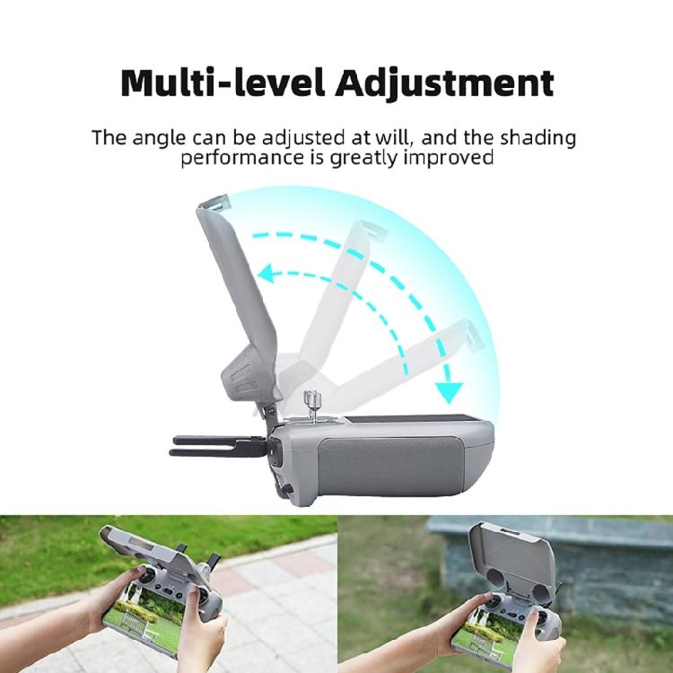Remote Control Sun Hood Sunshade for MINI 4PRO/AIR3 Improved Screen Visibility