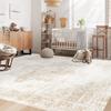 Italienischer Leichter Luxus Wohnzimmer Teppich Rutschfest Schmutzabweisend Pflegeleicht Creme Stil Premium Sofa Schlafzimmer Bodenmatten