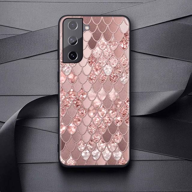 Love Rose Gold Style For Samsung Galaxy A52s 5g A50 A51 A52 A12 A72 A70 A71 A21s A32 4g A21s A20e A10e A41 Soft Tpu Phone Case