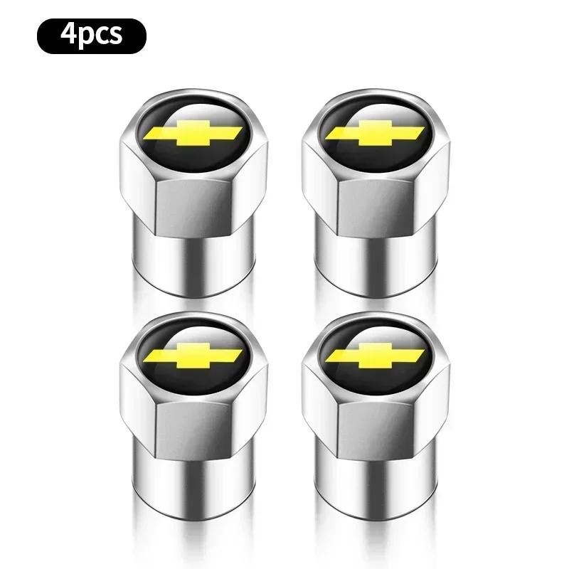 

4Pcs Car Wheel Tires Valve Stems Caps Rims Valve Auto Accessories For Chevrolet Colorado Cruze Spark Captiva Malibu Aveo