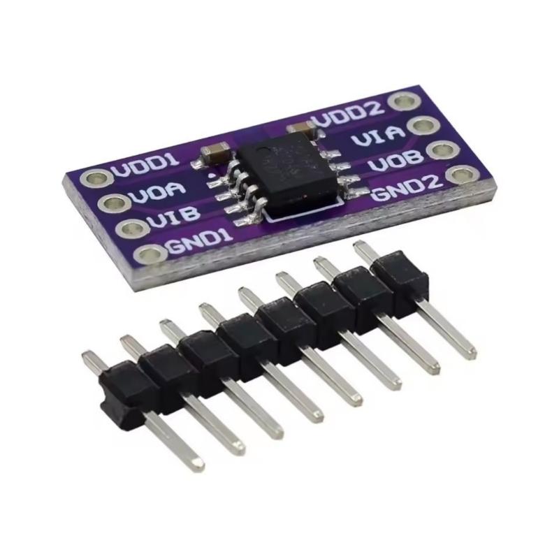 2Channel Digital Magnetic Isolator Board Module with Crosstalk Reduction Technology for Bidirectional Communication