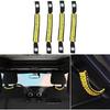 4pcs Roll Bar Grab Handles Grip Handle For Jeep Wrangler JK JKU 2007-2017 Yellow