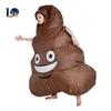 Aufblasbares Kackhaufen-Kostüm für Halloween, Cosplay und Partys