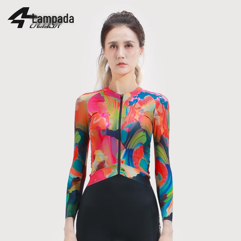 

Dunhuang Style Women s Long Sleeve Cycling Jersey - Spring/Autumn - Dream Color L