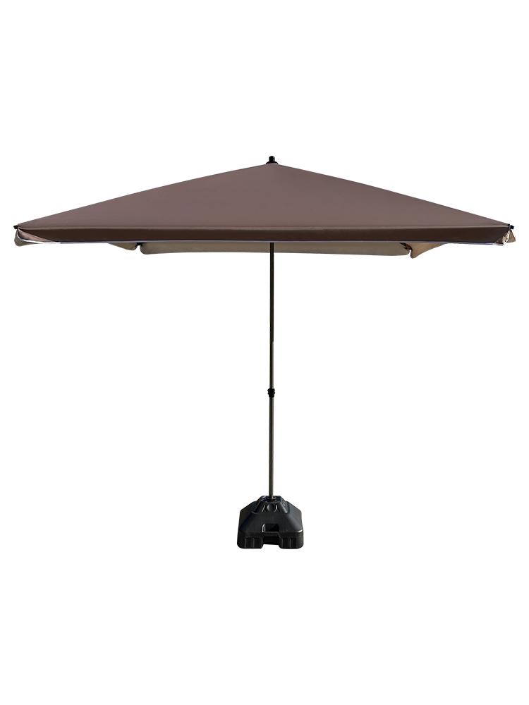 Large Outdoor Commercial Parasol - Thickened Square Patio Umbrella Tent