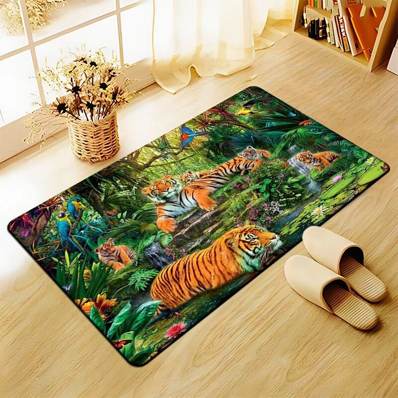 3D Art printing Tiger Printed Carpet for Living Room Large Area Rug Soft Carpet Home Decoration Mats Boho Rugs Dropshipping