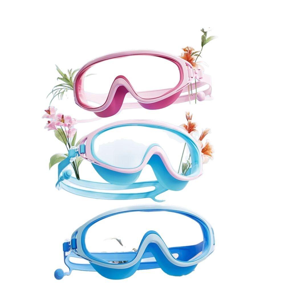 Childrens Waterproof Antifog Pc Swim Goggles For Kids Pool Swimming Practice