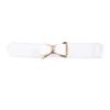 Fashionable Elastic Waist Cincher Women Stretch Belt Bowknot Clasp Cummerbund for Coats Skirts Dresses