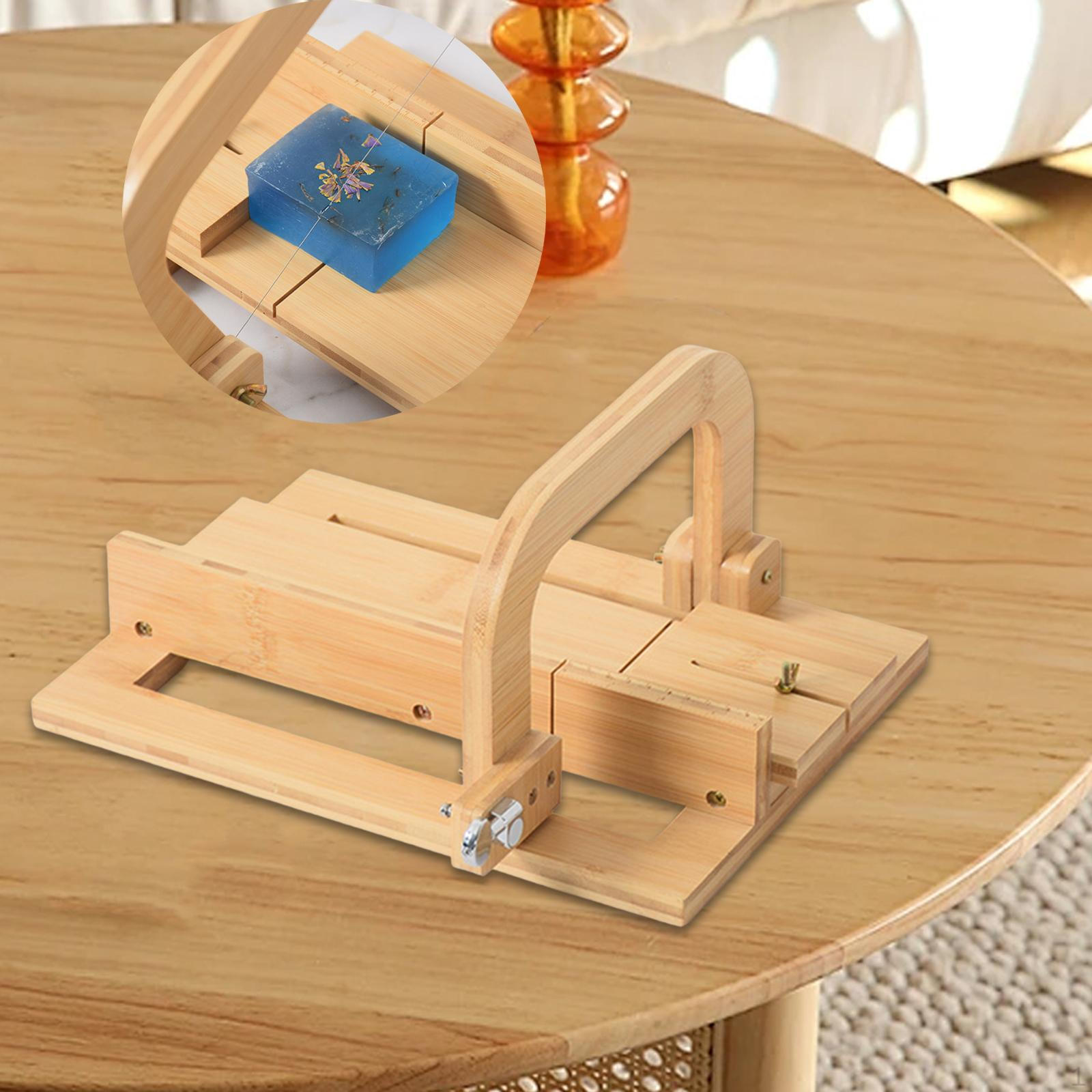 

Проволочный слайсер Режущий инструмент Резак для мыла Бытовой Бамбуковый для выпечки Использование Хлеб Регулируемый Ручной работы Семейный