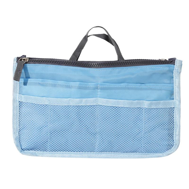 Organizer Insert Bag Women Nylon Travel Insert Organizer Handbag Purse Large Liner Lady Makeup Cosmetic Bag Cheap Female Tote