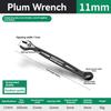 Durable Ratchet Wrench 8-32mm Plum Blossoms Open Combination Wrench Two-Way Double Fast Ratchet Wrench Auto Repair Tools