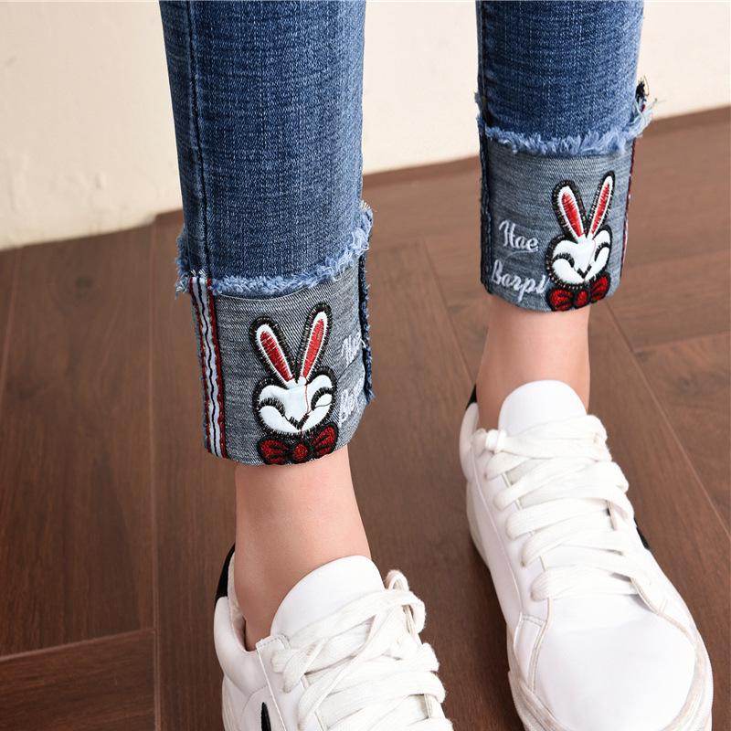 2025 Spring/Summer Women s High-Waisted Stretchy Skinny Denim Jeans 28