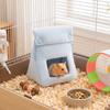 Warm Bread Bag Hamster Nest Windproof Plush Pet Bed Cute Hamster Cotton Nest  Cage Accessories