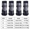 4pcs/set Soft Waterproof Puppy Socks Shoes Non-slip Wear Resistant Dog Warm Knit Socks Warm Not Fall Off
