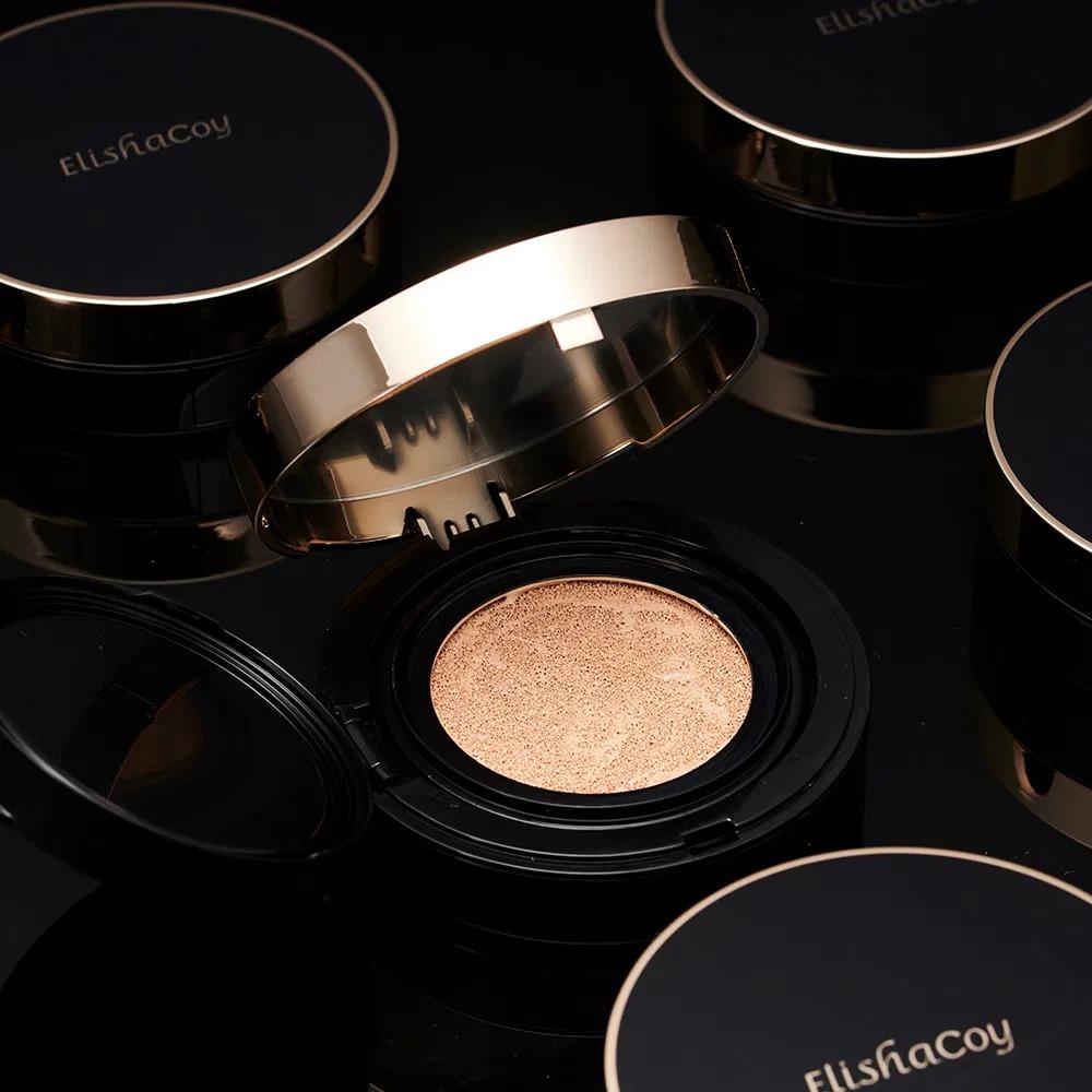 ELISHACOY Perfect Cover Cushion + Refill Set High Coverage Long Lasting 15g Dewy Base K-Beauty
