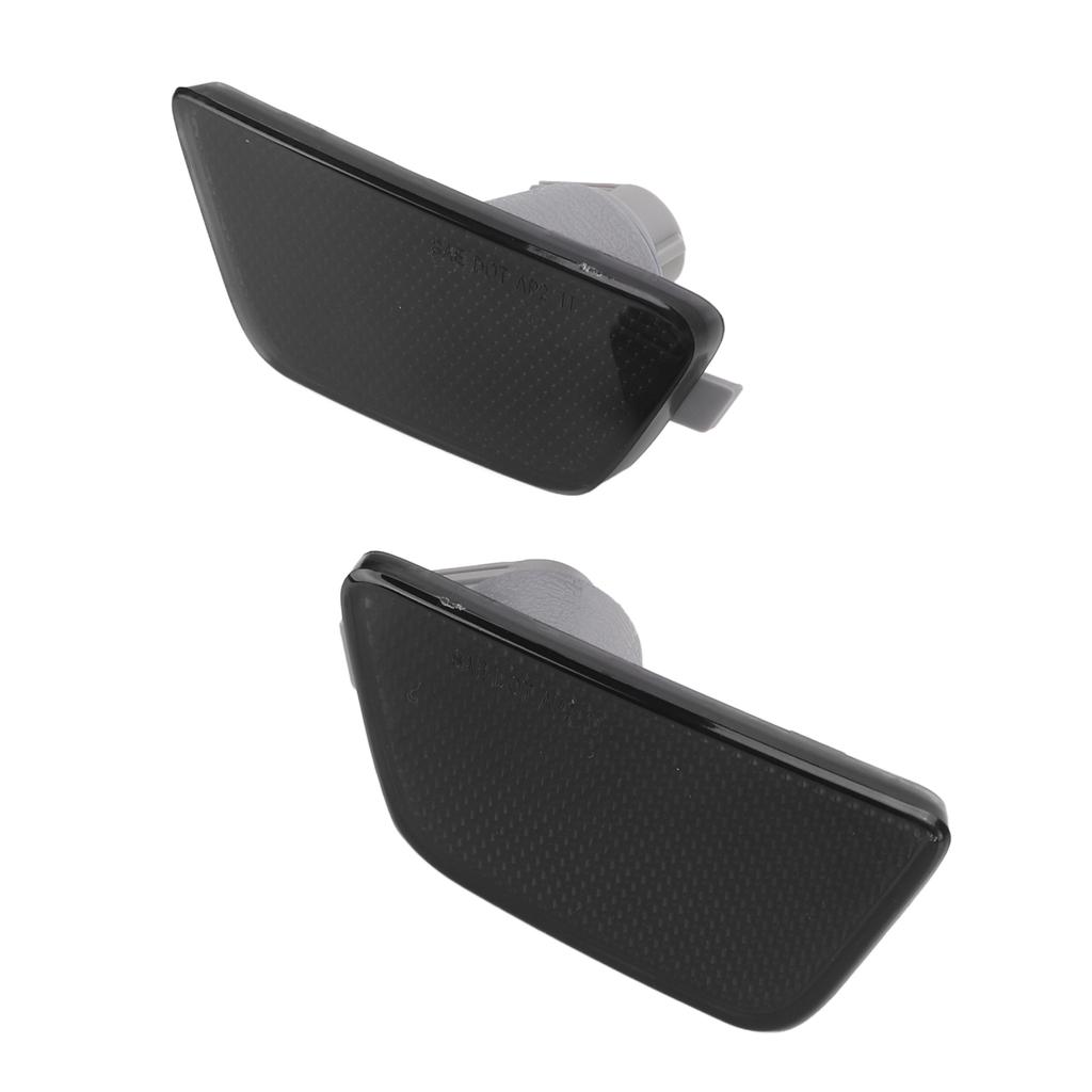2pcs Front Bumper Side Marker Lights 42334145 Side Parking Lamp Replacement for Chevrolet CruzeGrey