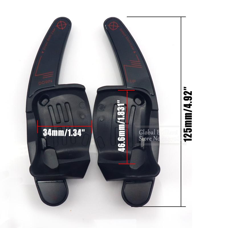 2Pcs Car Steering Wheel Shift Paddle Extension Auto DSG Direct Shift Gear For Golf Jetta MK6 R20 CC R36 Car Parts