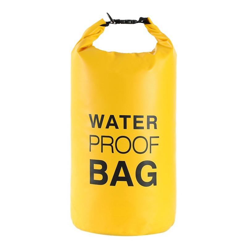 Waterproof PVC Dry Bag 5L-30L with Adjustable Strap Floating Backpack for Kayaking Hiking Outdoor 5L жёлтый