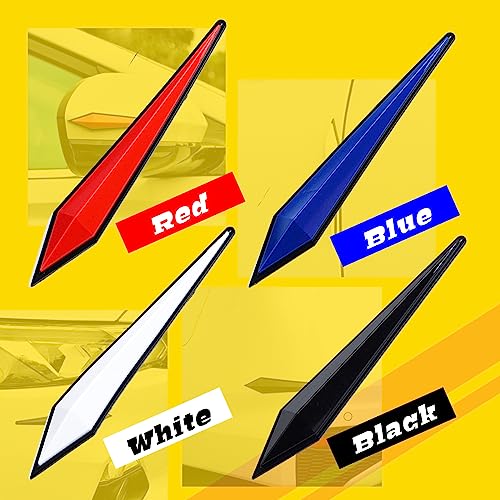 HTharros Door Mirror Guard Universal Door Bumper Guard Protector Scratch Prevention Protection Double-Sided Tape Adhesive Dress Up Red 4 Pieces