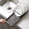 Iron Kitchen Dish Drying Rack Holder with Tray Tableware Storage Shelf Plate Dish Rack Drainer Cabinet Kitchen Organizer