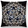 New Dreamy Sun Moon Stars Colorful Lotus Eternity Mandala Gorgeous Floral Pattern Design Prints Cushion Cover Pillow Case