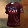 Men's Crew Neck Short Sleeve T Shirt with 250th Anniversary Print USA Years Casual Comfortable Regular Fit Top for Summer