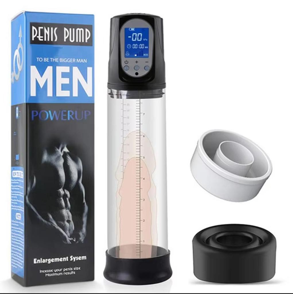 Automatic Electric Vacuum Pump Thicken Penis Enlargement Enhancer Penis Sucker Sex Toys for Male Masturbate Pressure Training 18
