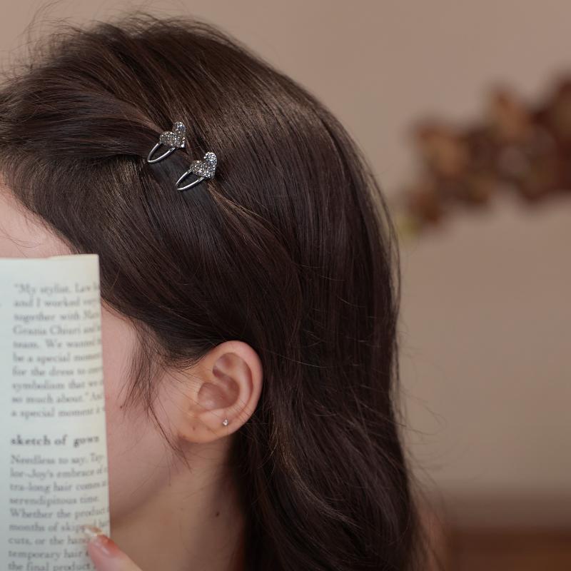 5Pcs Glitter Shiny Butterfly Knot Love Star Flower Small Hairpin For Women Side-Blowout Hair Accessory Hair Clip Styling