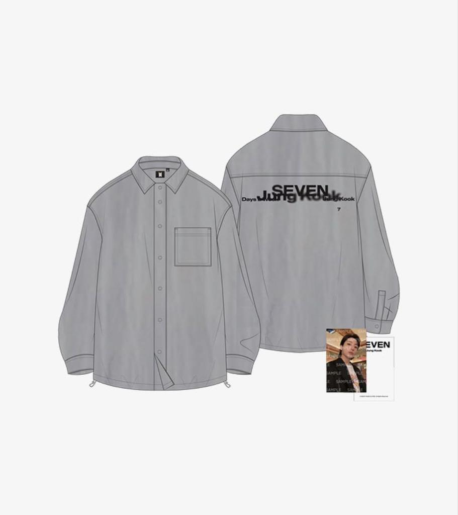 [USED] BTS Jungkook JUNGKOOK SEVEN Shirt Size L