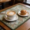 Cotton Linen Washable Table Pads 12x18 Inch Dining Room Kitchen Home Restaurant Decor Placemats