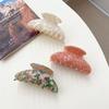 Flower Hair Clip Korean Style Headwear Acetate Hair Clip Plastic Hair Claw Female Hair Accessories