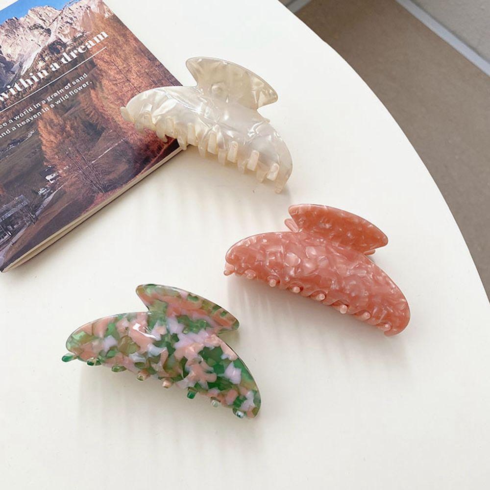 Flower Hair Clip Korean Style Headwear Acetate Hair Clip Plastic Hair Claw Female Hair Accessories