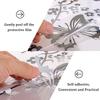 GORGECRAFT 2 Sheet Butterfly Car Decal Set Butterflies Kissing Flowers Car Decal Vinyl Waterproof Sticker Women Car Stickers Automotive Exterior