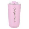 Portable Double-Layer Vacuum Insulated Coffee Cup - Stainless Steel, Creative Design for Girls