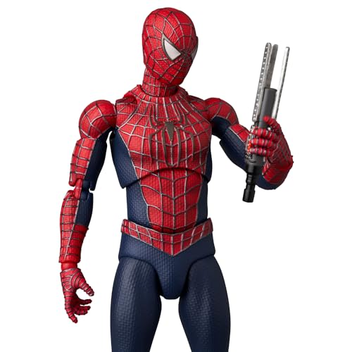 MAFEX No. 241 FRIENDLY NEIGHBORHOOD SPIDER-MAN Friendly Neighborhood Spider-Man Action Figure, Approximately 150mm Tall, Non-scale, Pre-painted