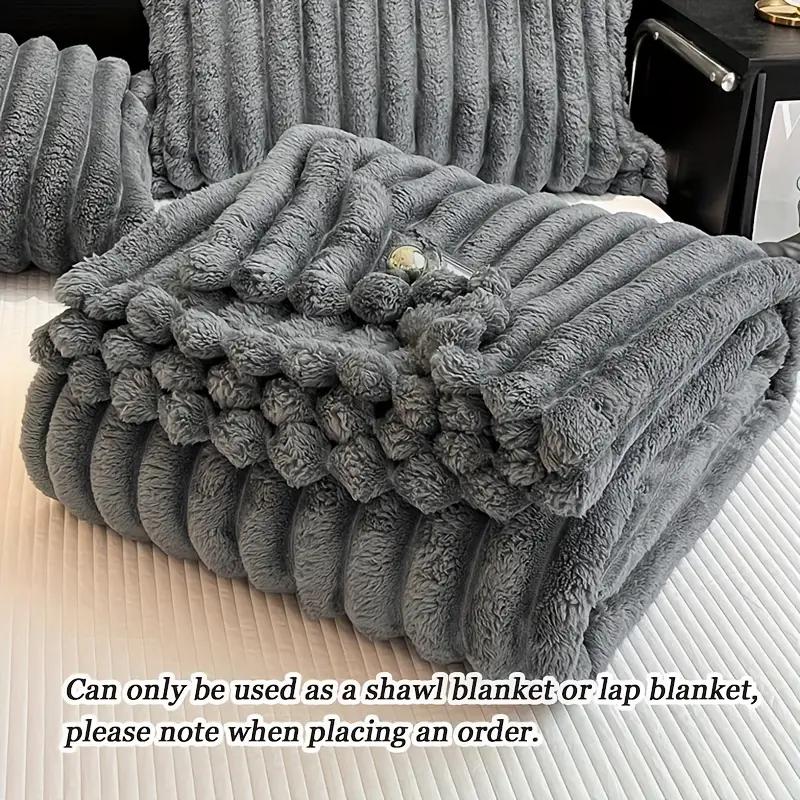 Rabbit Hair Plush Blankets, Falei Plush Blanket, Noon Sleeping Blanket, Coral Velvet Cover Blanket, Winter Thick Plush Blanket