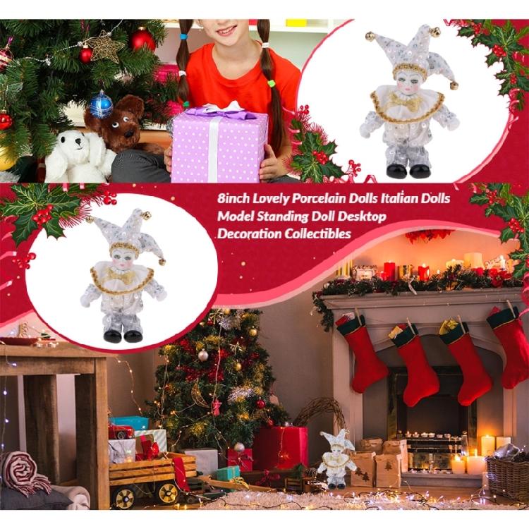Schönes Dreieck Porzellanpuppen-Ornament für Paare, Freunde oder Heim-Enthusiasten Italienische Liebes-Anhängerpuppen