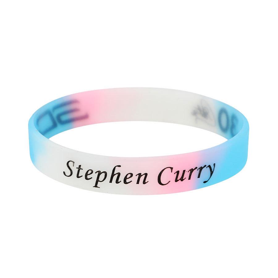 Douyin Popular NBA Star Signature Luminous Silicone Sports Bracelet/Wristband