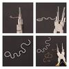 ABUL-Carbon Steel Round Nose Pliers Bail Making Pliers DIY Hand Tool Metal Lobster Buckle Earring Hooks