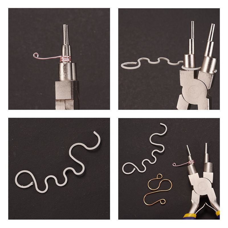ABUL-Carbon Steel Round Nose Pliers Bail Making Pliers DIY Hand Tool Metal Lobster Buckle Earring Hooks