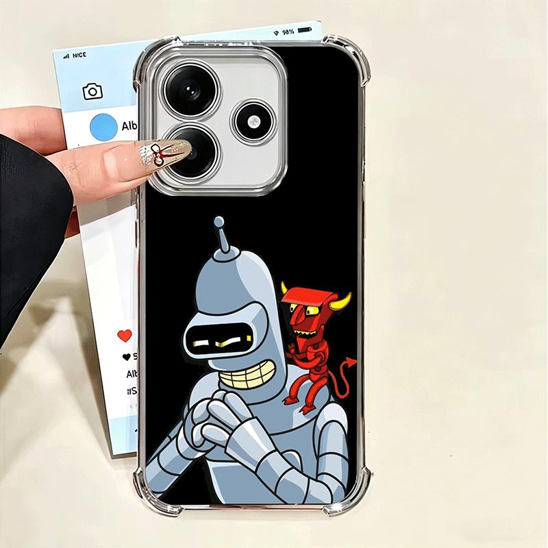 Cartoon Funny F-Futuramas Soft Phone Case For Xiaomi Poco X7 X8 Pro Max X6 X5 X3 F8 Ultra F7 M8 M7 M5S Redmi 15C 15A 15 14C 13C